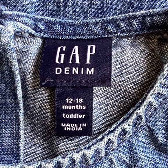 Baby Gap denim dress. 12-18 mos. - Picture 3 of 3